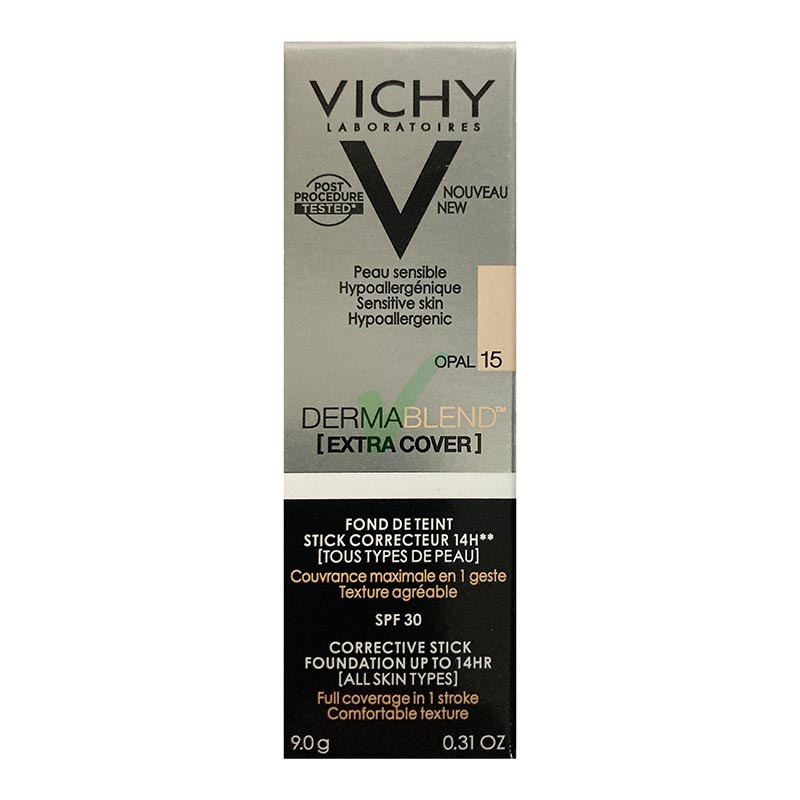 Vichy Make-up Linea Dermablend Extra Cover Stick Fondotinta Correttore Colore 15