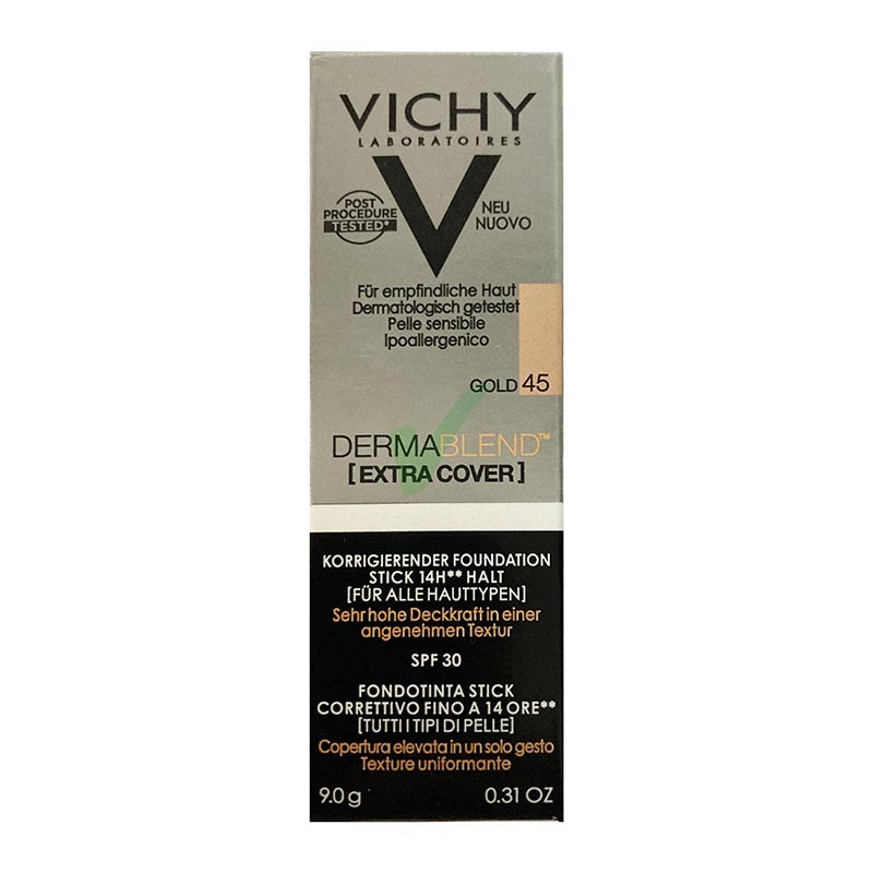 Vichy Make-up Linea Dermablend Extra Cover Stick Fondotinta Correttore Colore 45
