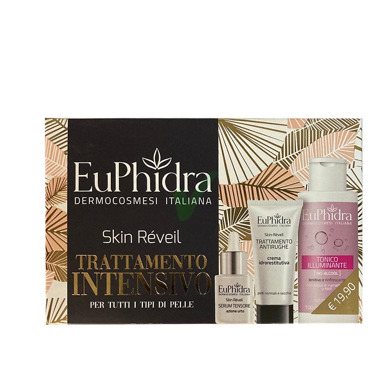 EuPhidra Linea Skin Reveil Cofanetto Viso con Siero Tensore + Antirughe + Tonico