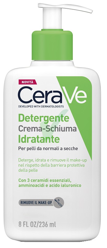 CeraVe Detergente Crema Schiuma Idratante 236ml