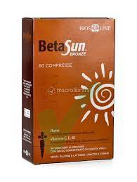Beta Sun Bronze Anti-Ossidante Integratore Alimentare 60 Compresse