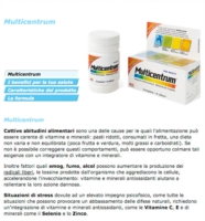 Multicentrum Linea Vitamine Minerali Donna Integratore Alimentare 30 Compresse